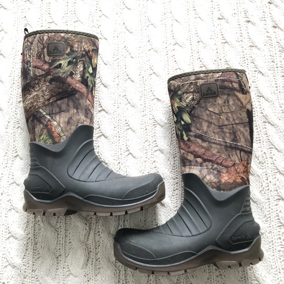 kamik rubber hunting boots